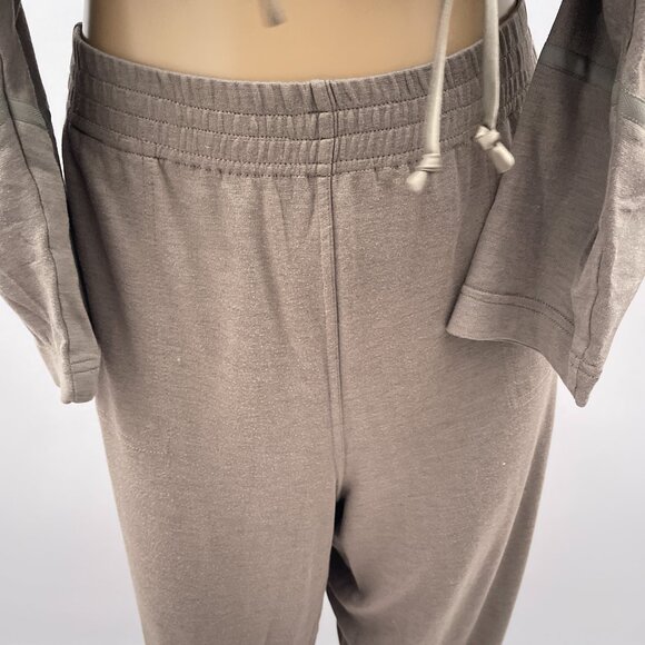 St. John 2 Piece Set Pants Jacket Size XL Brown Casual Athleisure Loungewear - Picture 5 of 16